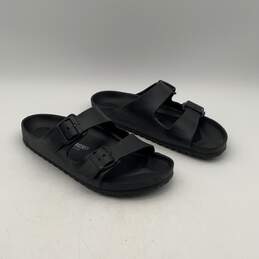 Birkenstock Womens Arizona Essentials Black Open Toe Slip-On Slide Sandals Sz 41 alternative image