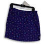 Womens Blue Printed Flat Front Slash Pocket Golf Tee Athletic Skort Size 6 image number 1