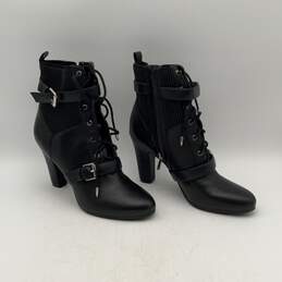 Sam Edelman Womens Black Adjustable Strap High Heel Ankle Bootie Boots Size 8.5 alternative image