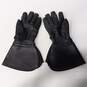 Watson Vancouver Black Leather Gauntlet Cut Motorcycle Gloves Size L image number 2