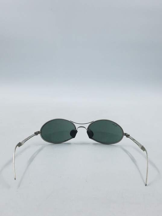 Ray-Ban Silver Oval Sunglasses image number 3