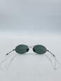 Ray-Ban Silver Oval Sunglasses image number 3