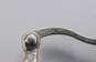 Artisan 925 Sterling Silver Star Hoop Earrings Amethyst Pendant Necklace & Blue Topaz & Labradorite Rings 30.6g image number 7