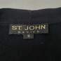 ST. John Basics WM's Black Cardigan Long Sleeve Sweater Size M image number 3