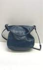 Frye Leather Melissa Hobo Shoulder Bag Blue image number 1