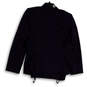 Mens Blue Collared Long Sleeve Front Pockets Formal Blazer Jacket Size 8P image number 3