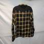 All Saints Long Sleeve Snap Button Flannel Shirt Size L image number 2