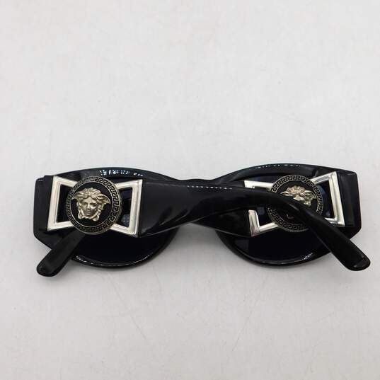 Gianni Versace Black Silver Medusa Sunglasses image number 8