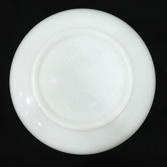 Vintage Glasbake White Milk Glass Sunbeam Mixmaster 9 Inch Mixing Bowl image number 4