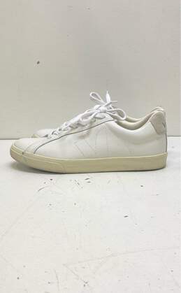 Veja Leather Esplar Stitched Sneakers White 7