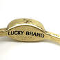 Designer Lucky Brand Gold-Tone Fashionable Stone Bangle Bracelet image number 4