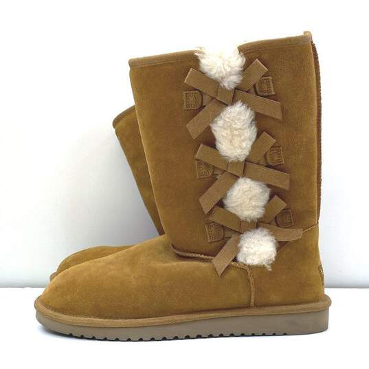 Koolaburra by UGG Victoria Bow Boots Brown 11 image number 3
