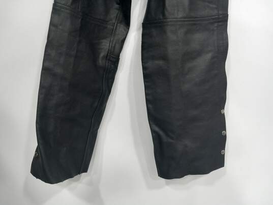 River Road Men's Chaps Black Leather Size L image number 4