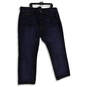 Womens Blue Denim Medium Wash 5-Pocket Design Straight Leg Jeans Size 48/32 image number 1
