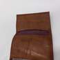 New Rico Deer Scene Brown Trifold Leather Wallet image number 6