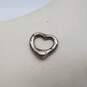 Tiffany & Co Elsa Peretti Sterling Silver Floating Heart Pendant 2.1g image number 2