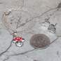 Disney Sterling Silver Pendant Necklace & Earrings - 3.4g image number 4