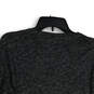 Womens Black Crew Neck Long Sleeve Pullover Activewear T-Shirt Size XS image number 4