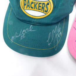 2 Green Bay Packers Autographed Hats alternative image