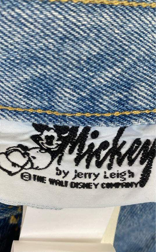 Mickey By Jerry Leigh Women Blue High Waisted Denim Shorts M image number 3