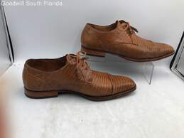 Mezlan Mens Brown Leather Classic Lace-Up Oxford Dress Shoes Size 9 M alternative image