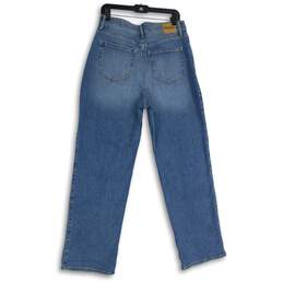 Hollister Womens Blue Denim 5-Pocket Design Medium Wash Straight Jeans 13R/31x31 alternative image