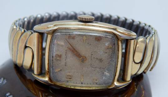 Vintage Hamilton Gold Filled 17 Jewels Men's Dress Watch 44.4g image number 2