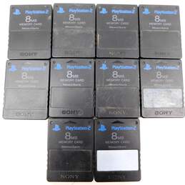 10 ct PS2 Memory Cards