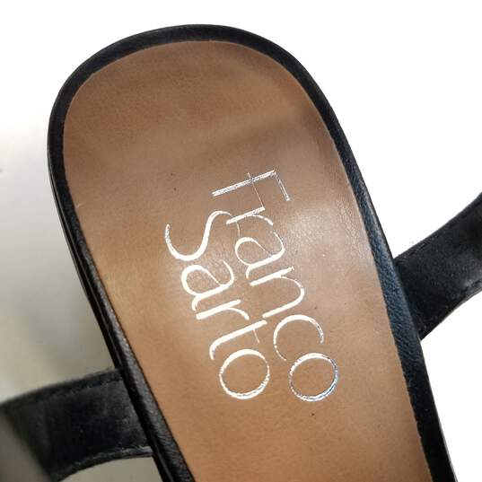 Franco Sarto Harlet Black Leather Mule Heels Shoes Size 6.5 M image number 7