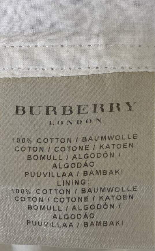 Burberry White Sleeveless Top - Size 6 image number 4