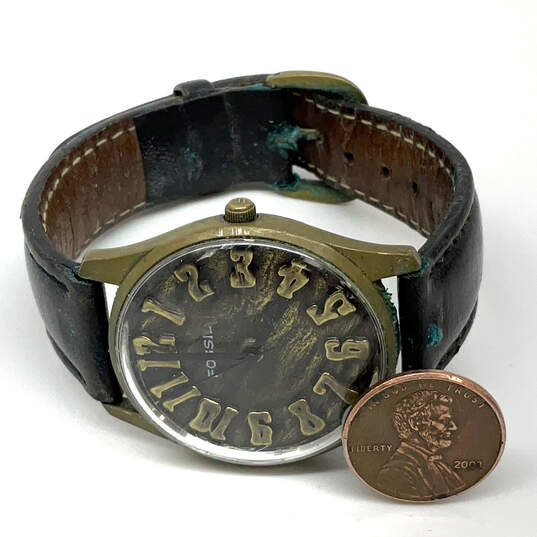 Designer Fossil JR-7521 Round Dial Adjustable Strap Analog Wristwatch image number 1