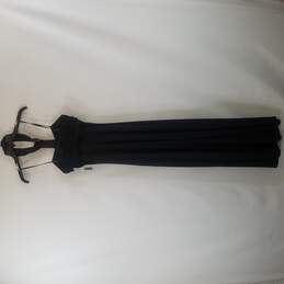 Laundry by Shelli Segal Women Black Sleeveless Dress Maxi with Slip XS 2 NWT alternative image