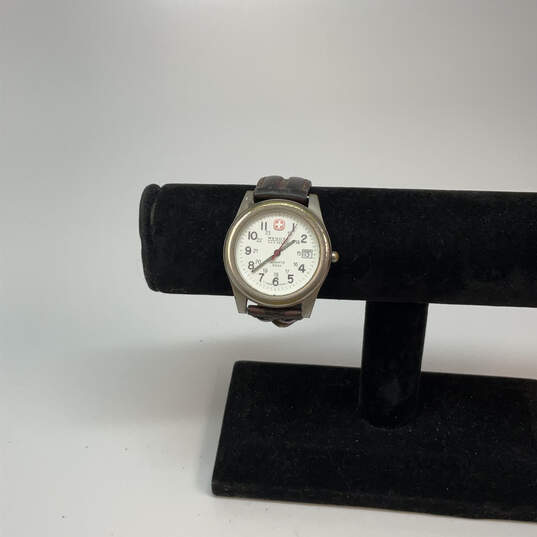 Designer Swiss Army Wenger SAK Design Stainless Steel Analog Wristwatch image number 1