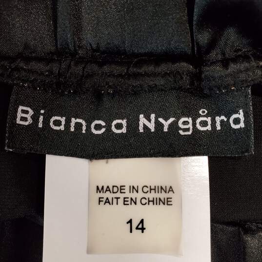 Bianca Nygard Women Gold Skirt Sz 14 NWT image number 3