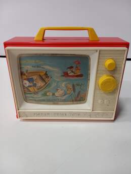 Red & White Fisher-Price Toy Television