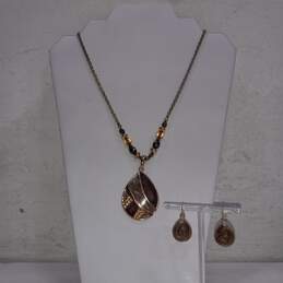 5pc Natural Earth Toned Jewelry Bundle alternative image
