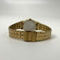 Designer Seiko V701-2100 Gold-Tone Dial Stainless Steel Analog Wristwatch image number 3