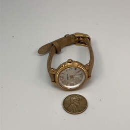 Designer Fossil ES3139 Gold-Tone Stainless Steel Analog Quartz Wristwatch alternative image
