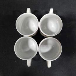 Vintage Set of 4 Floral Espresso Cups w/Saucers alternative image