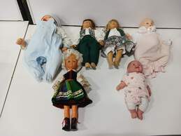 Bundle of 6 Assorted Vintage Dolls