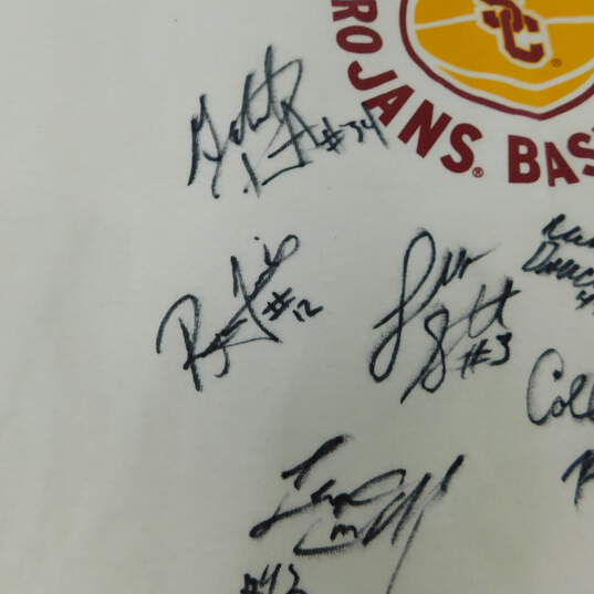 2005-06 USC Men's Basketball Team Signed Shirt image number 3