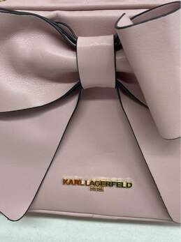 Authentic Karl Lagerfeld Pink Bow Crossbody Purse NWT alternative image