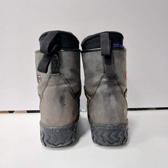 Black Heelside Snowboarding Boots Size 9 image number 3