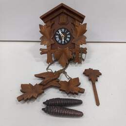 Wooden German Cuckoo Wall Clock