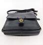 COACH Vintage Station Bag #5130 Black Glovetanned Leather Crossbody Messenger with COA image number 7