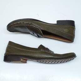 Tod's Green Slip-on Loafers Size 9.5 alternative image