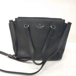 Kate Spade Black Pebbled Leather Crossbody Bag