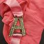 Armani Jeans Women Pink Studded Logo Tee S image number 6