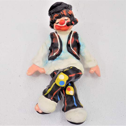 1977 Enesco Annette Little Cowboy Circus Clown Pottery Figurines image number 2