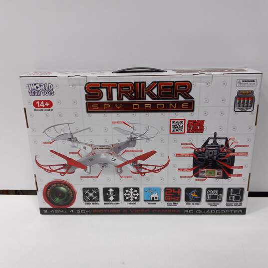 World Tech Toys Striker Spy Drone 2.4GHz 4.5CH Picture Video Camera Drone - IOB image number 2